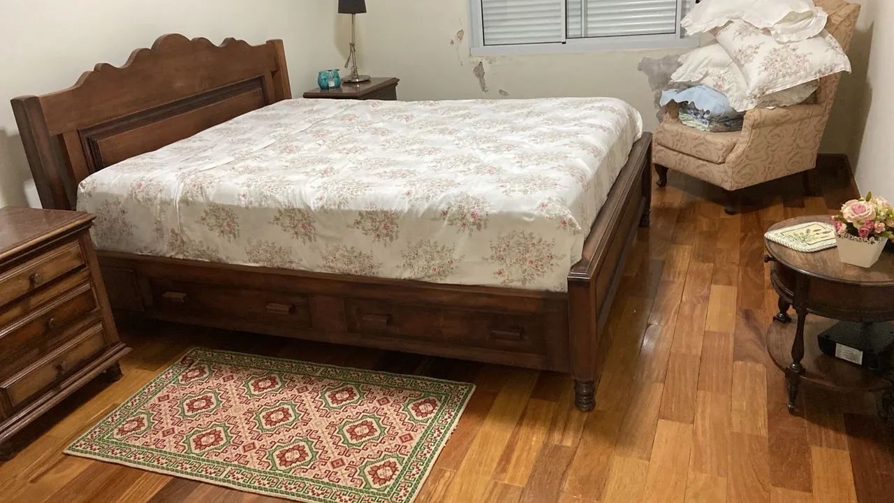 Cama casal com 2 criados  - Foto 2