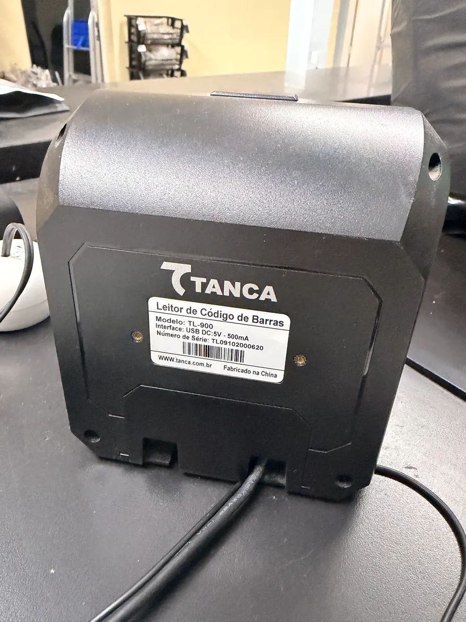 Leitor de Código de Barras Tanca TL-900 - USB - Cabo Completo - Foto 2
