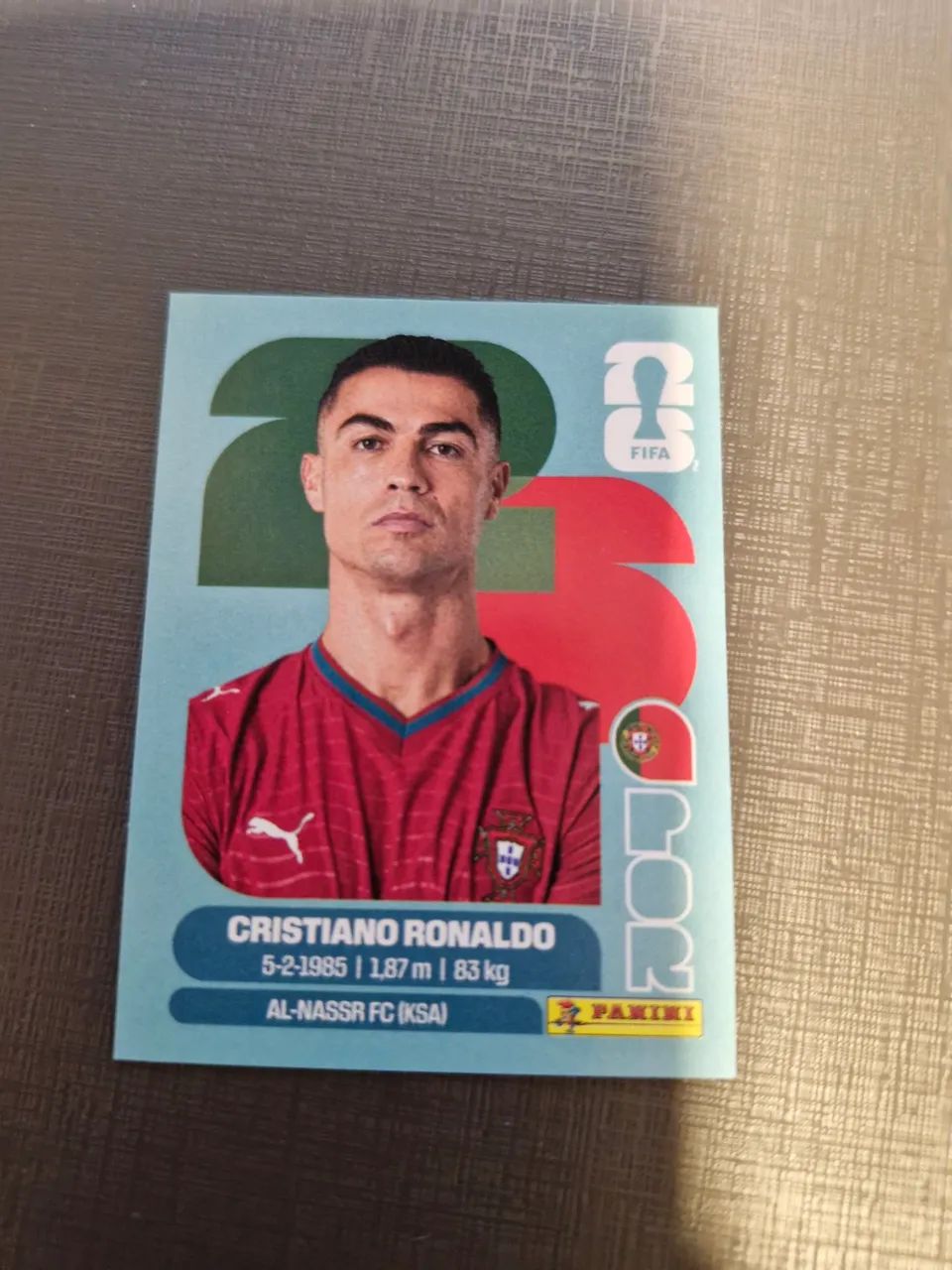 Figurinha Cristiano Ronaldo (POR15)