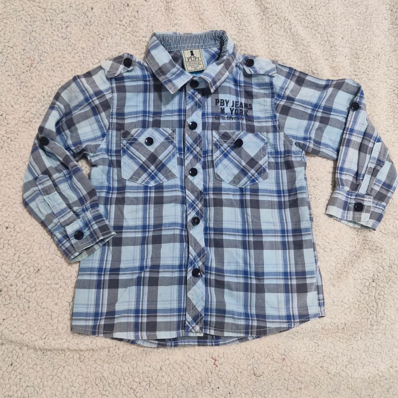 Camisa xadrez infantil - Foto 2