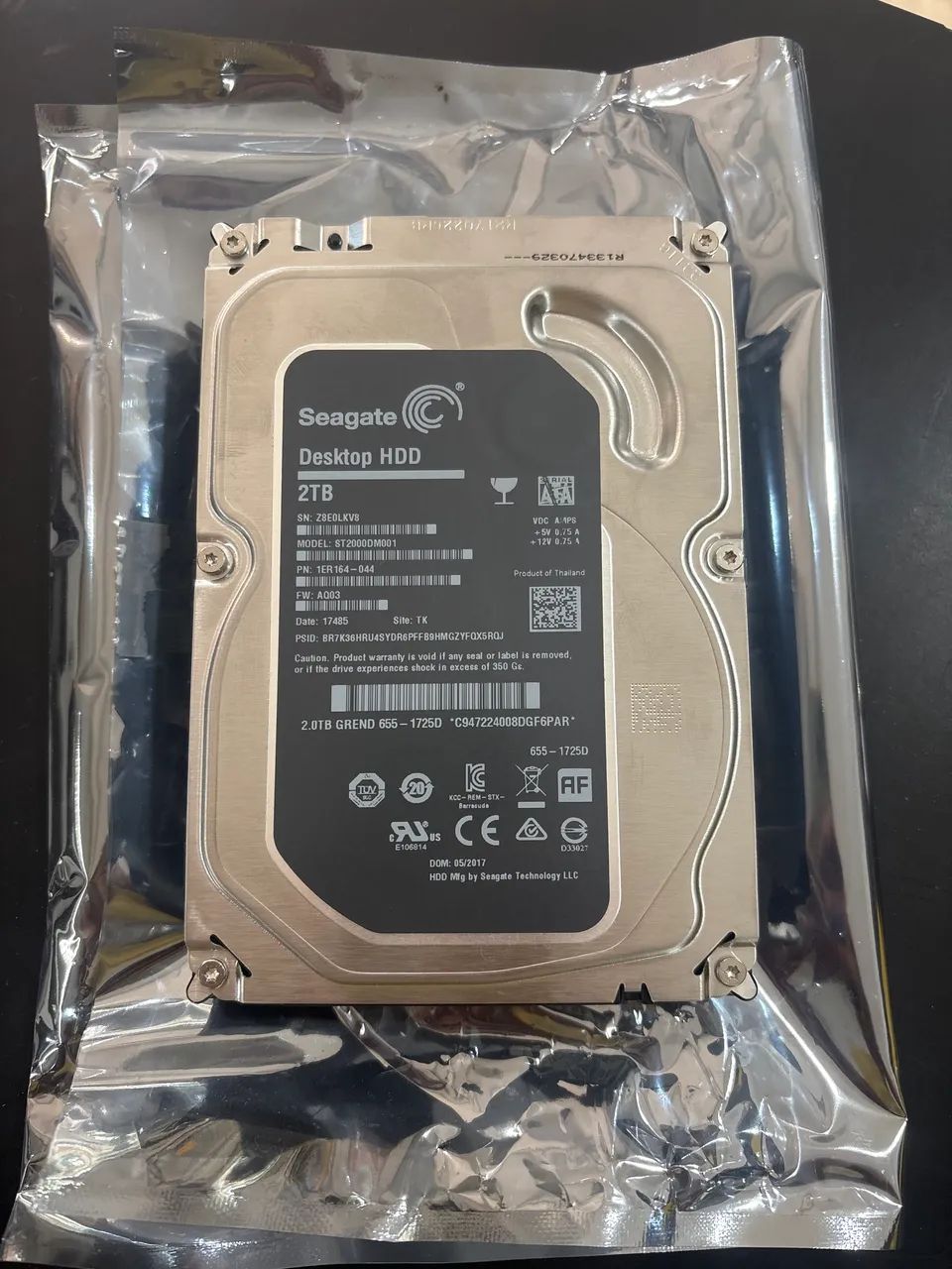 HD Desktop 2TB Seagate  - Foto 2