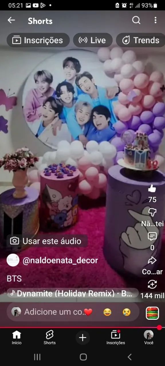 Pegue e monte BTS