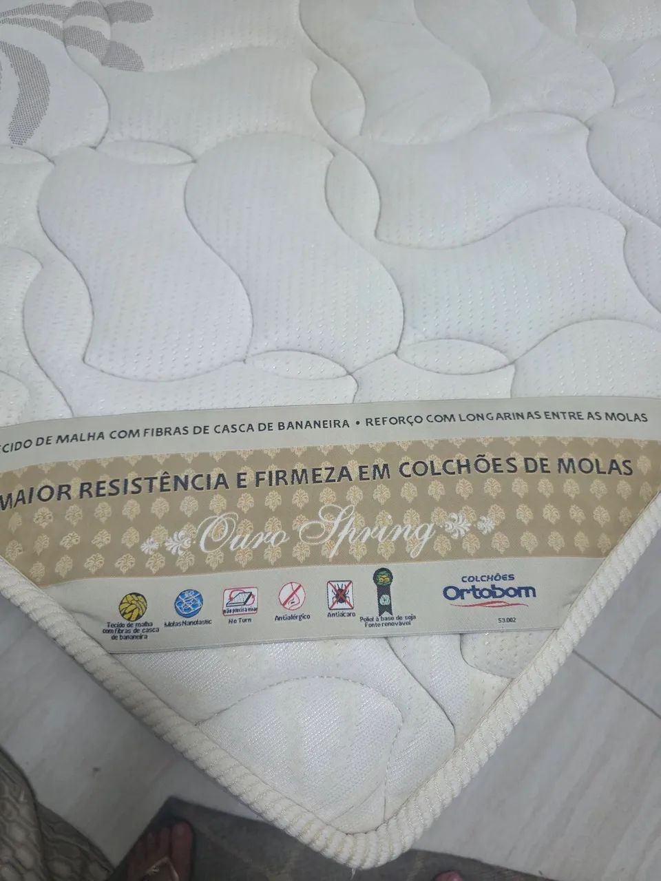 Cama Queen e Box - Ortobom - Foto 4