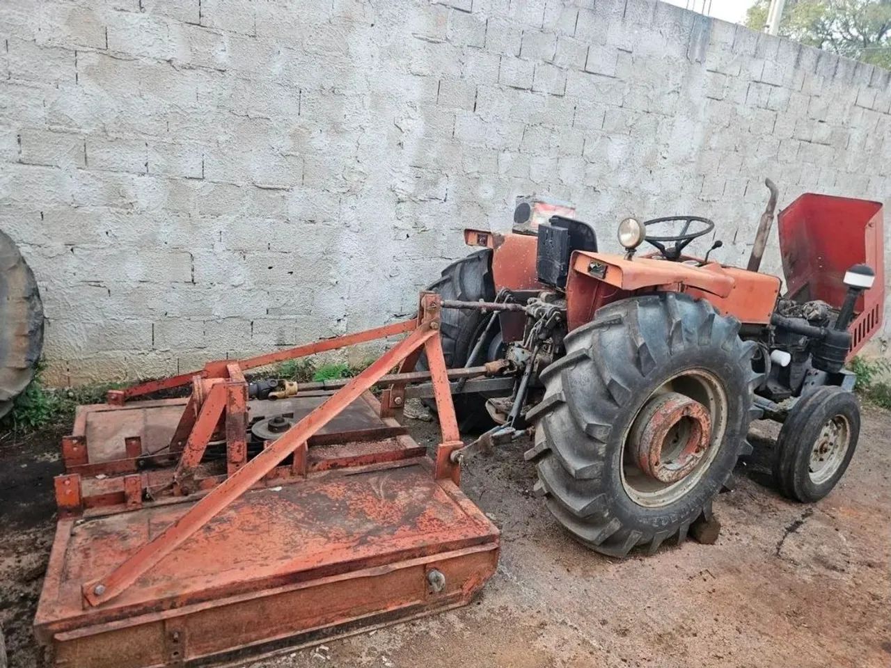 Trator agrale 4.300 com roçadeira 