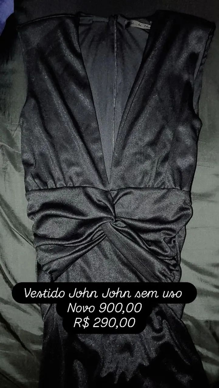 Vestido John John sem uso