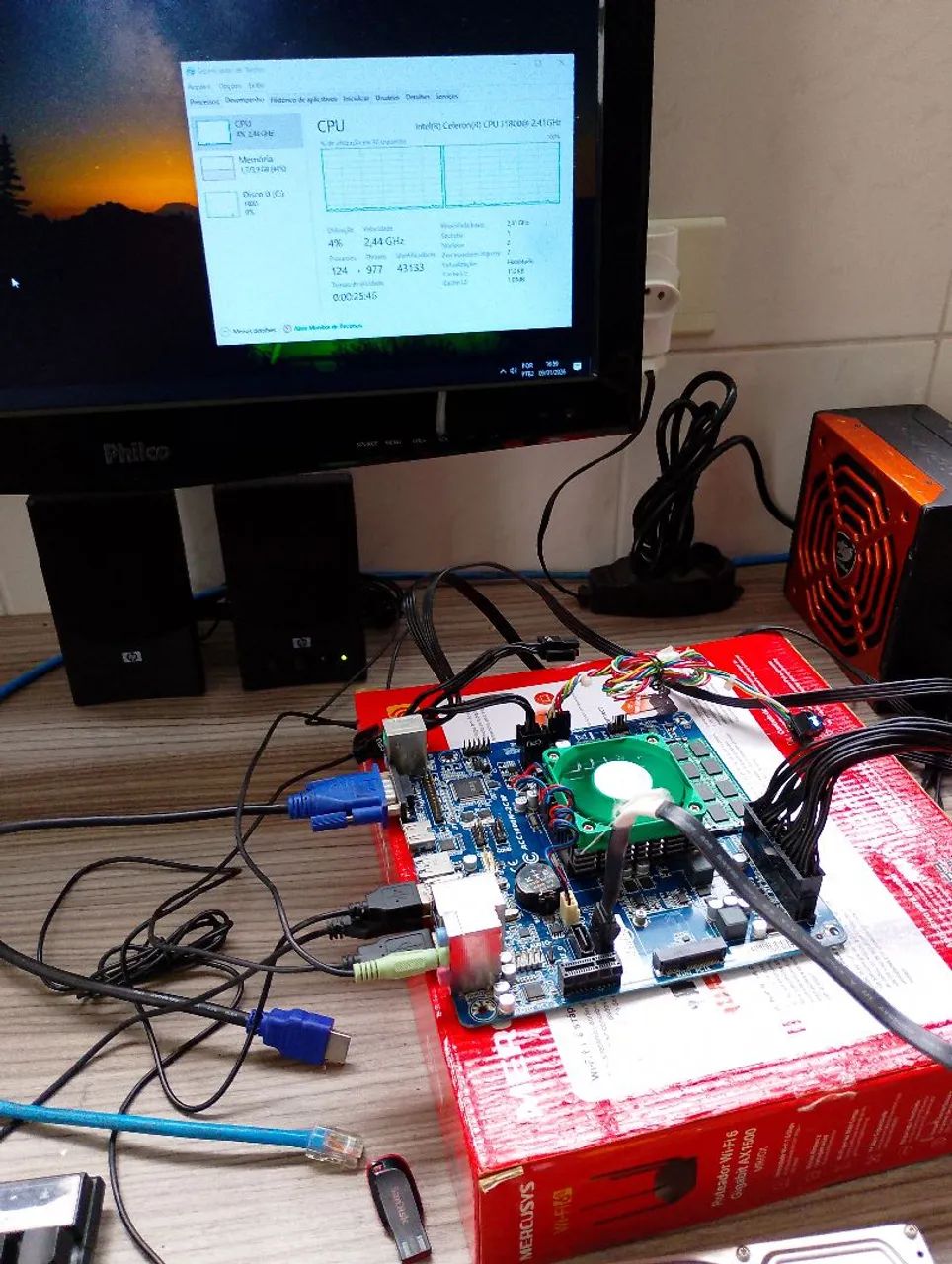 Kit intel PCWARE - J1800 - DDR3  - Foto 2