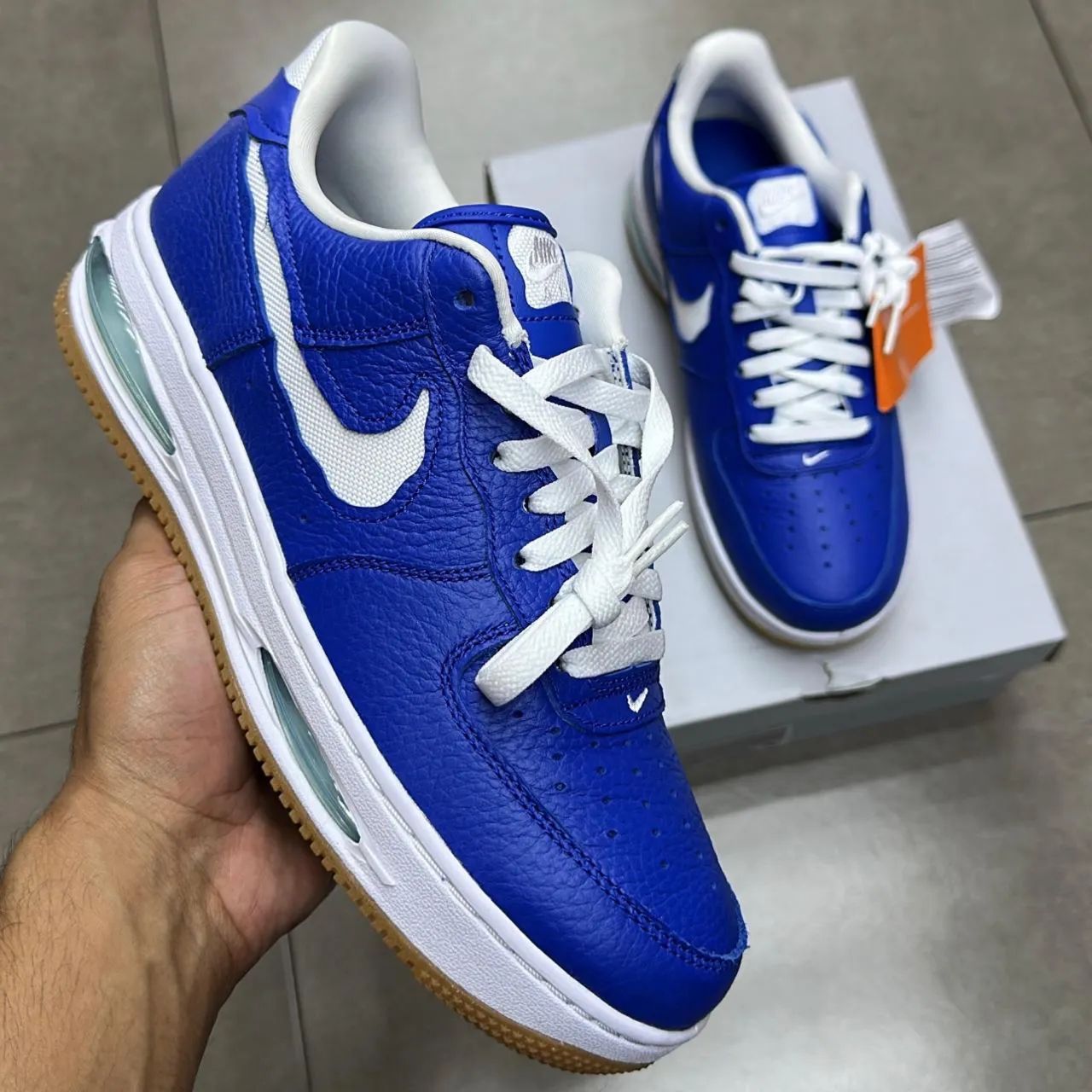 Tênis Nike air force azul  - Foto 3