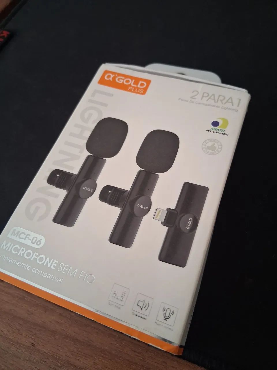 Microfone lapela 