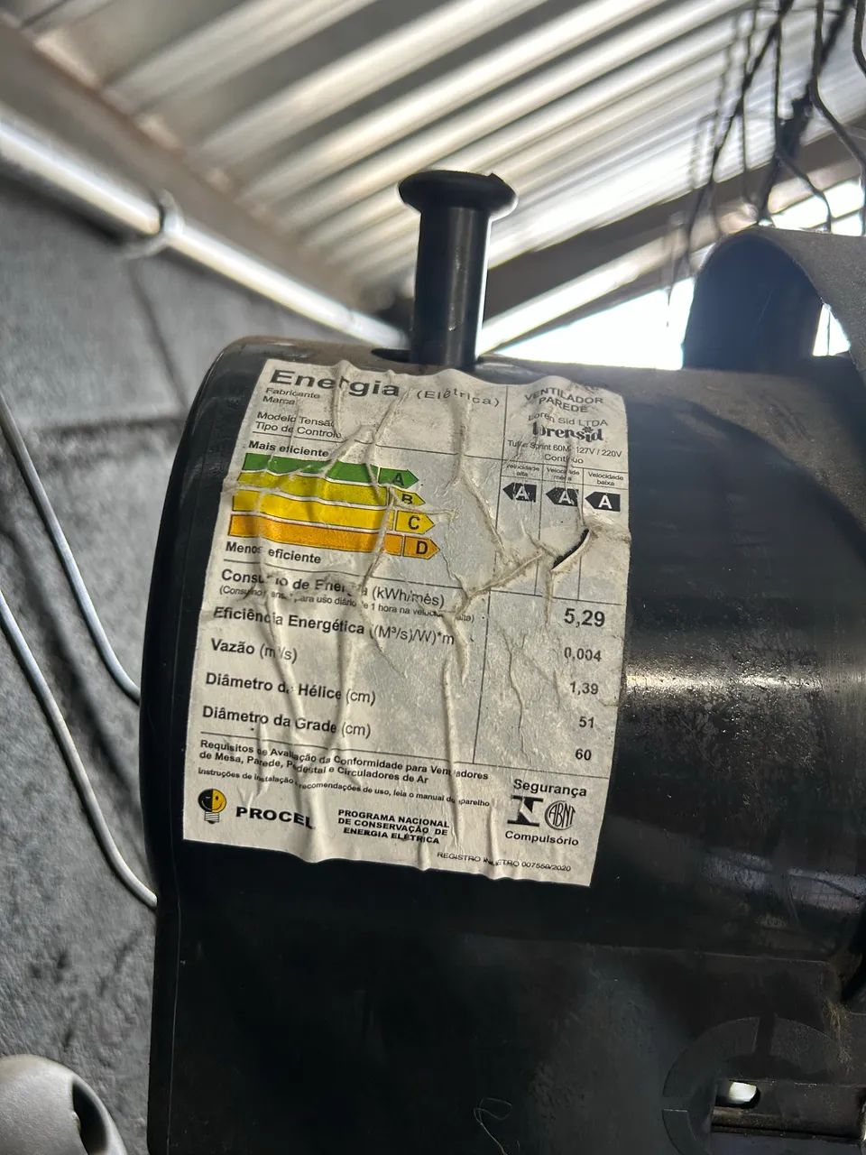 ventilador loren sid tufão sprint 60cm - Foto 3
