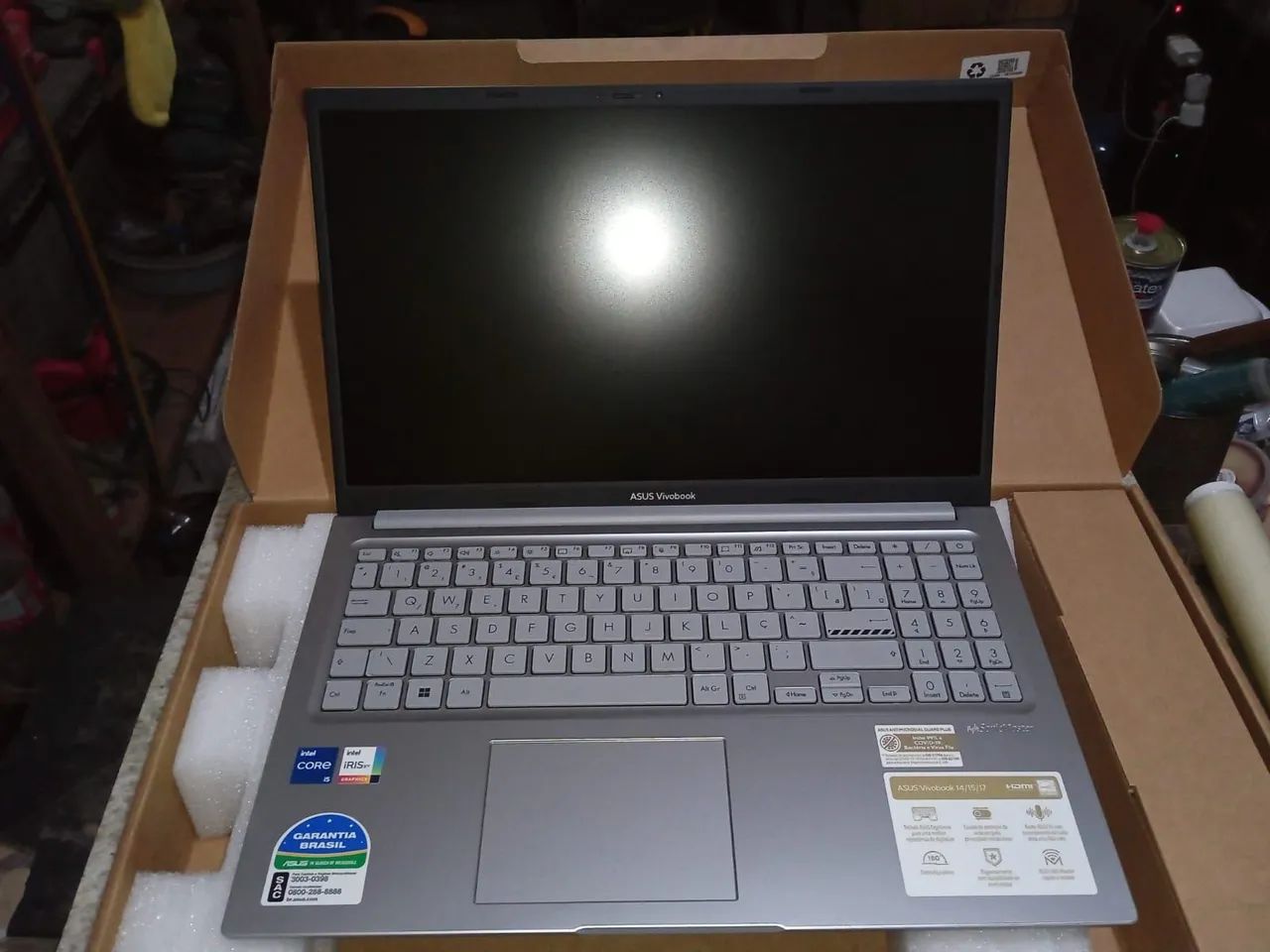 Vendo notebook ASUS novo nunca usado !!!