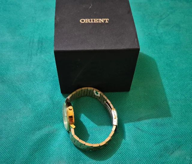 Relógio Orient Dourado - Foto 3