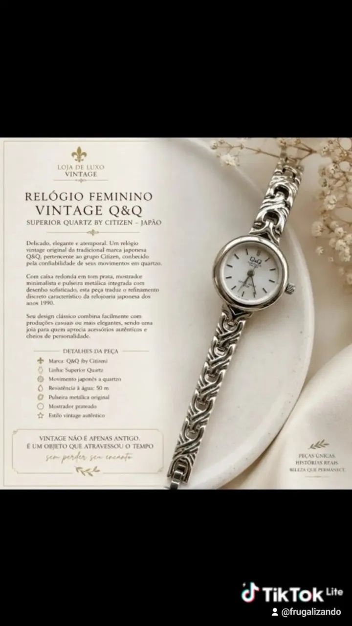Relogio vintage Q&Q Citzen - Foto 4