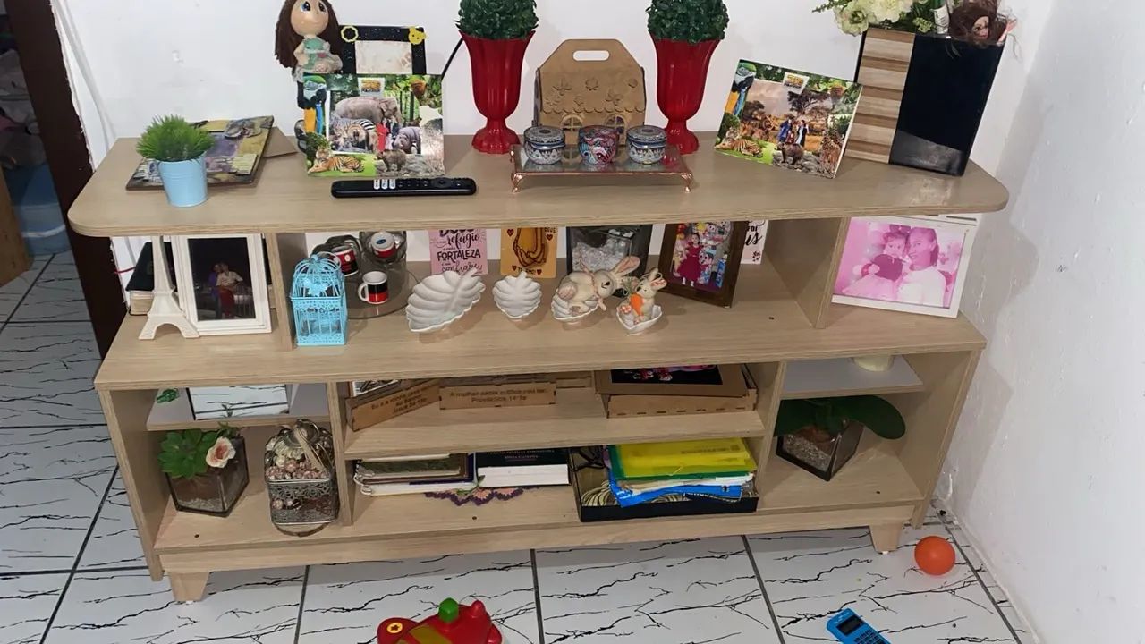 Rack de Mdf amadeirado 