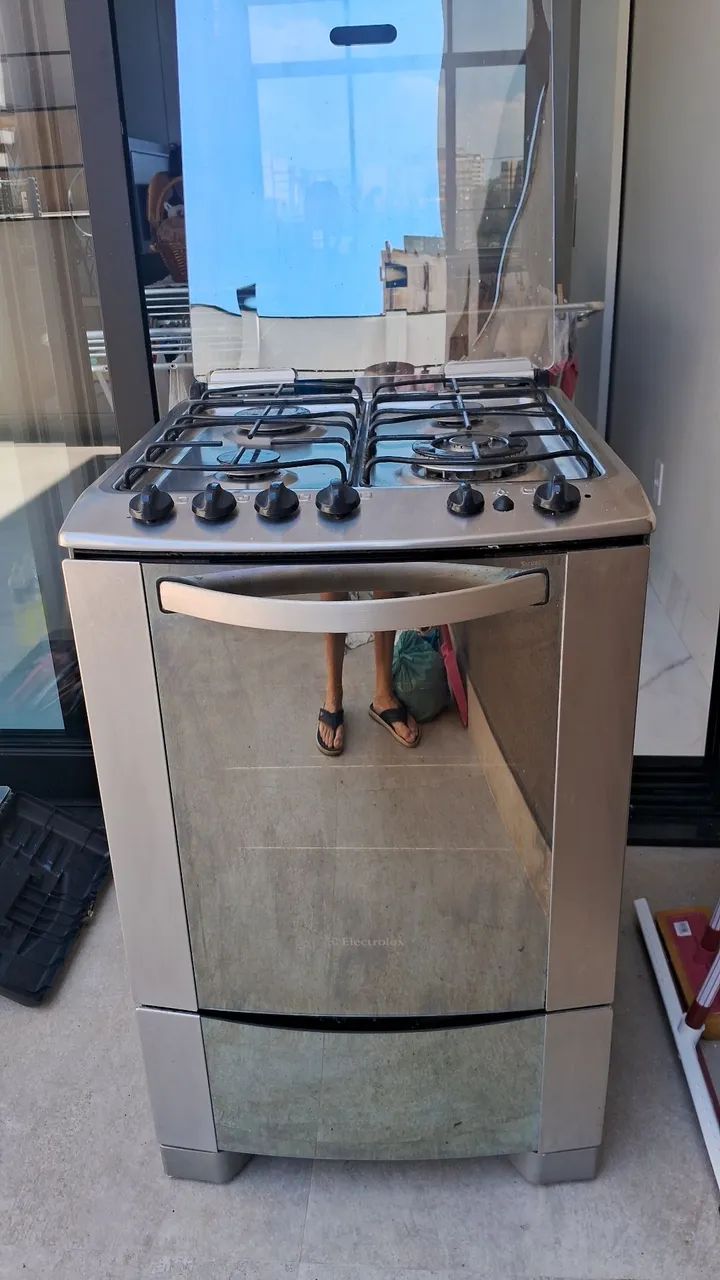 Fogão inox 4 bocas Eletrolux - Foto 2