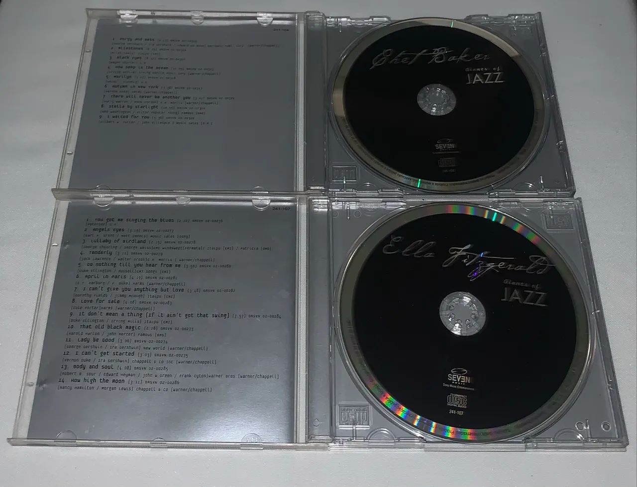2 CDs Giants of Jazz Chet Baker e Ella Fitzgerald impecáveis  - Foto 5