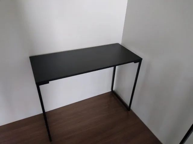 Escrivaninha Industrial NOVA Mesa Multiuso Notebook Computador Escritório de Estudo Preta - Foto 5