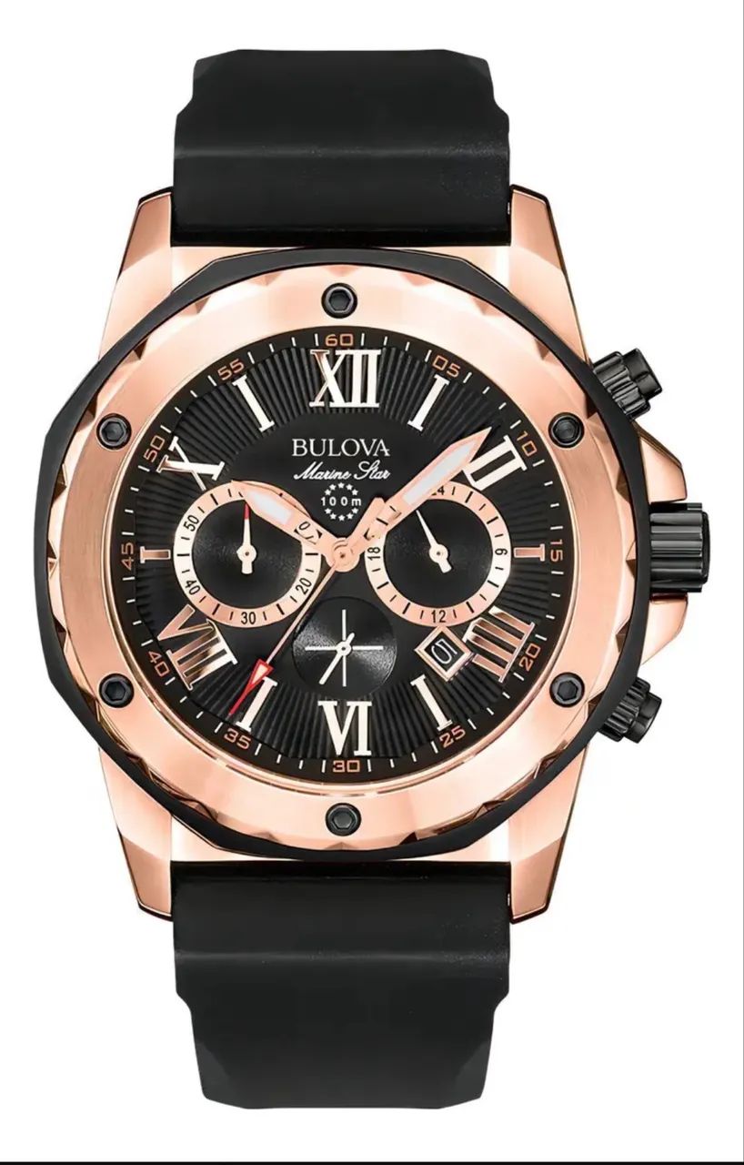 Relógio bulova Marine star lindo 