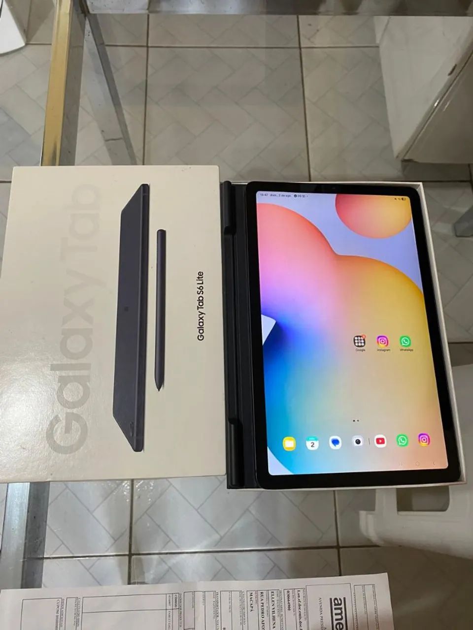 Samsung Galaxy Tab S6 Lite Original com Nota Fiscal - Foto 5