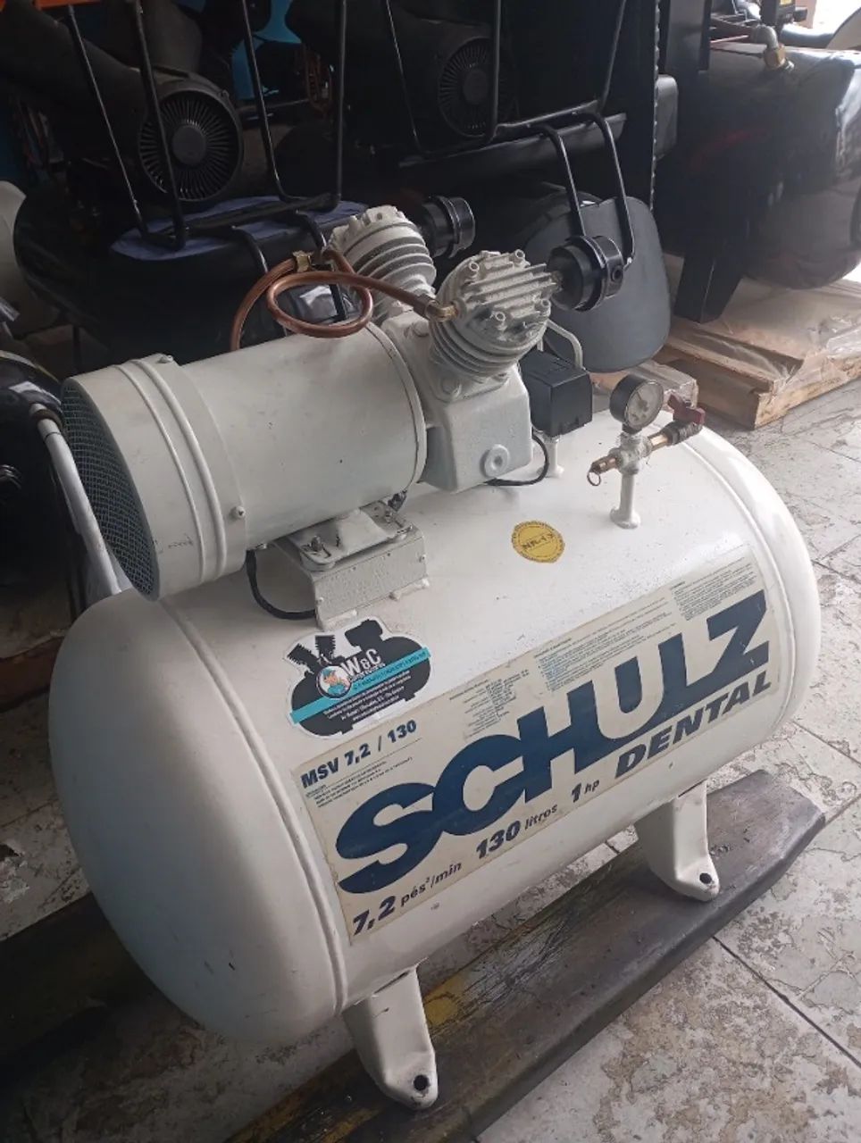 Compressor odontológico schulz 130l - Foto 5