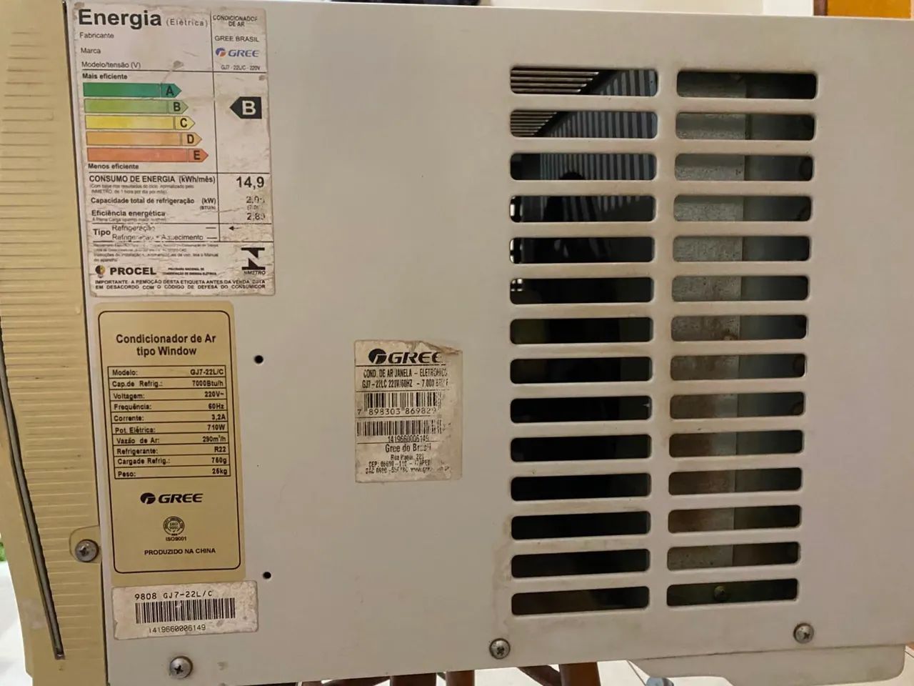 Gree gold layer 7000 BTUs - Foto 3