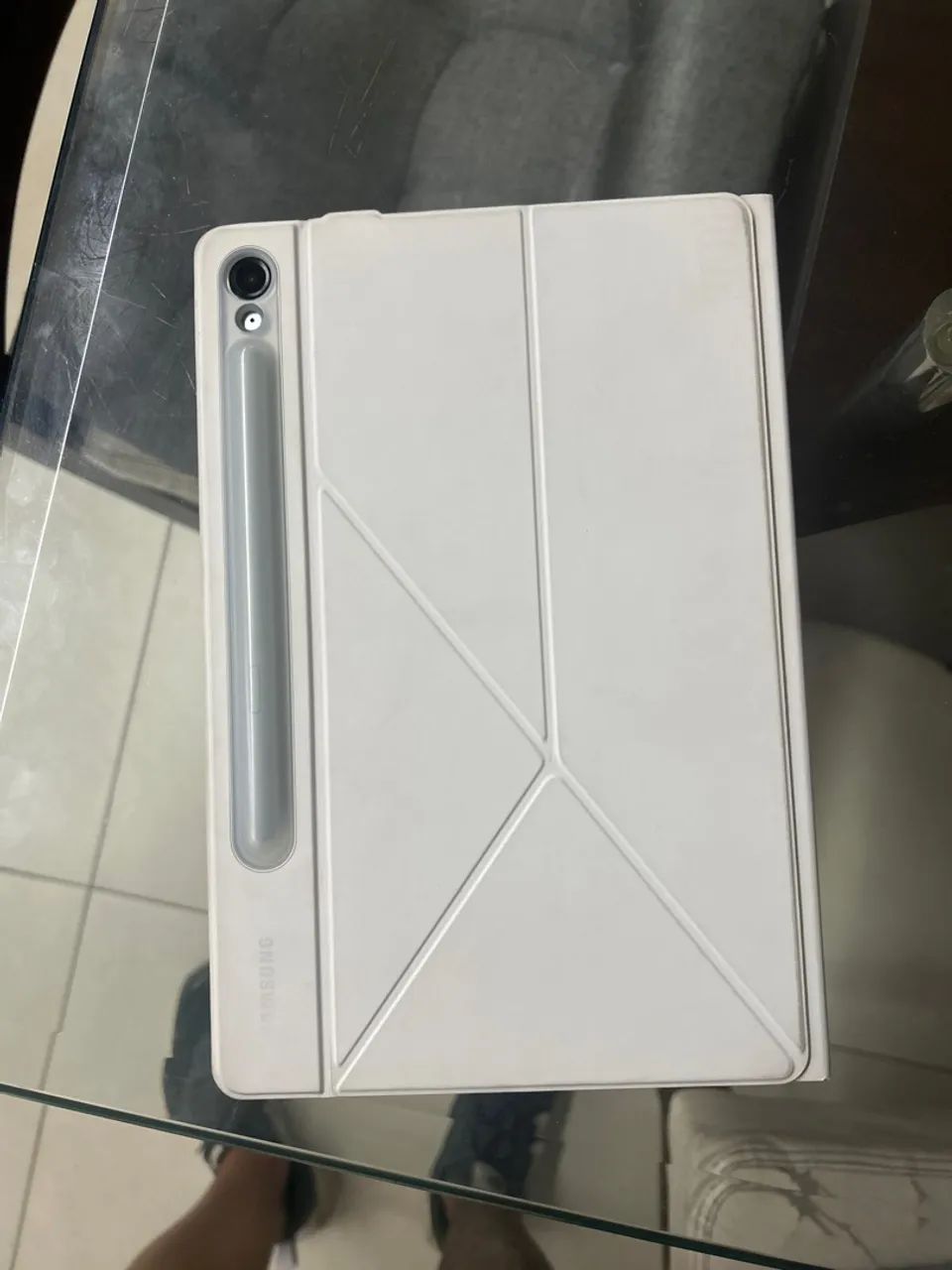 Tablet Samsung Tab S9 FE 128GB pouco usado com - Foto 3