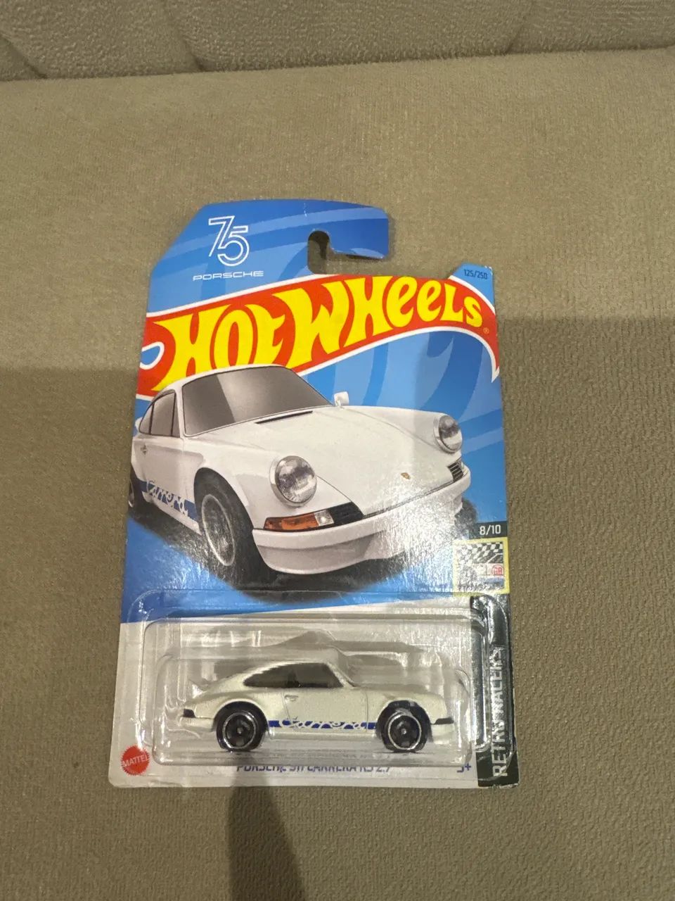 Hot Wheels Porsche 911 Carrera RS 2.7 Branco 