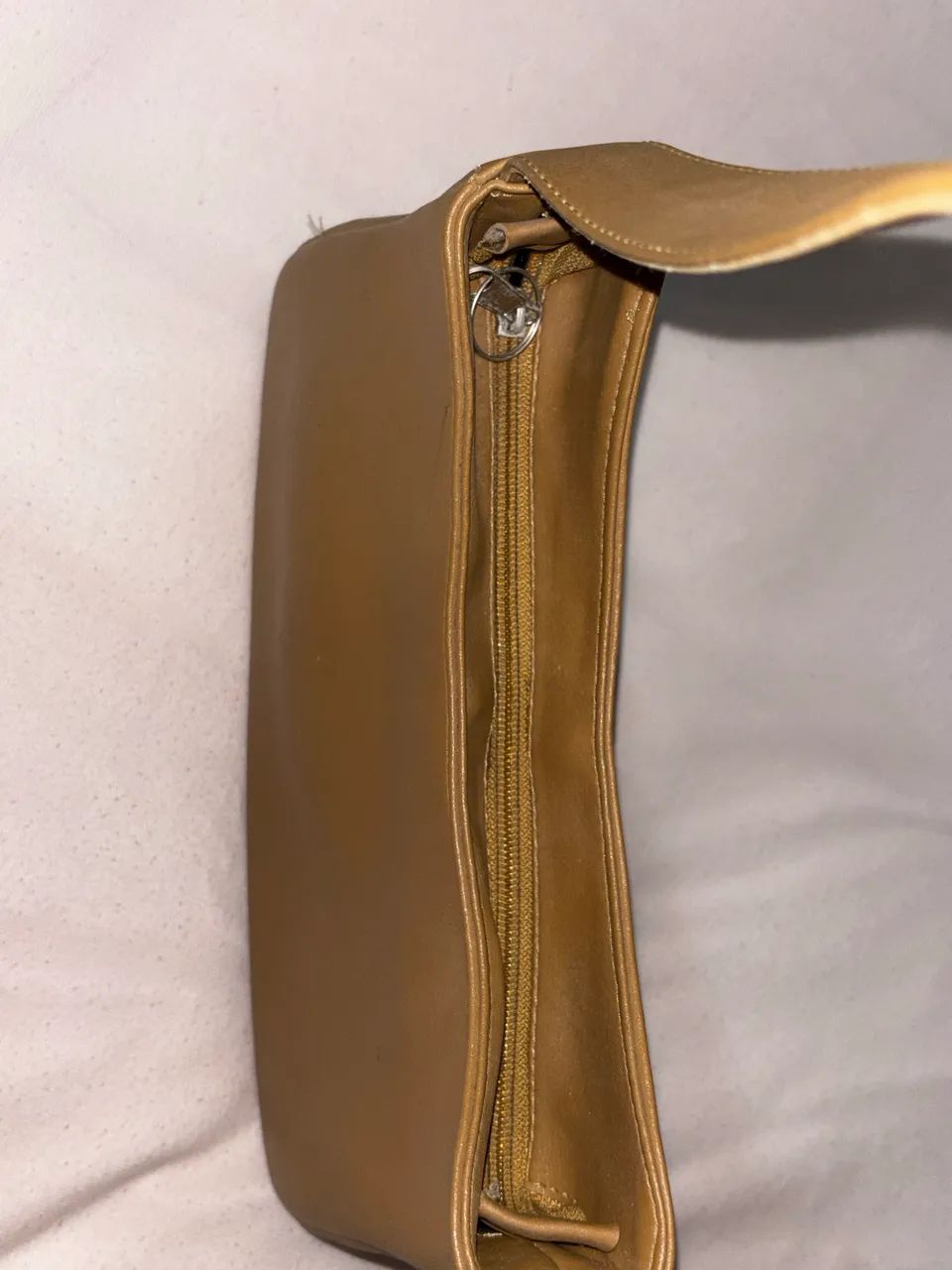 Bolsa de Couro Caramelo - Foto 3