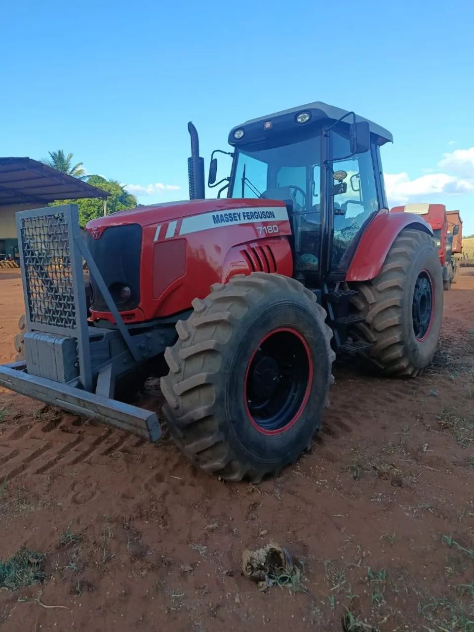 TRATOR MASSEY FERGUSON 7180 CABINADO