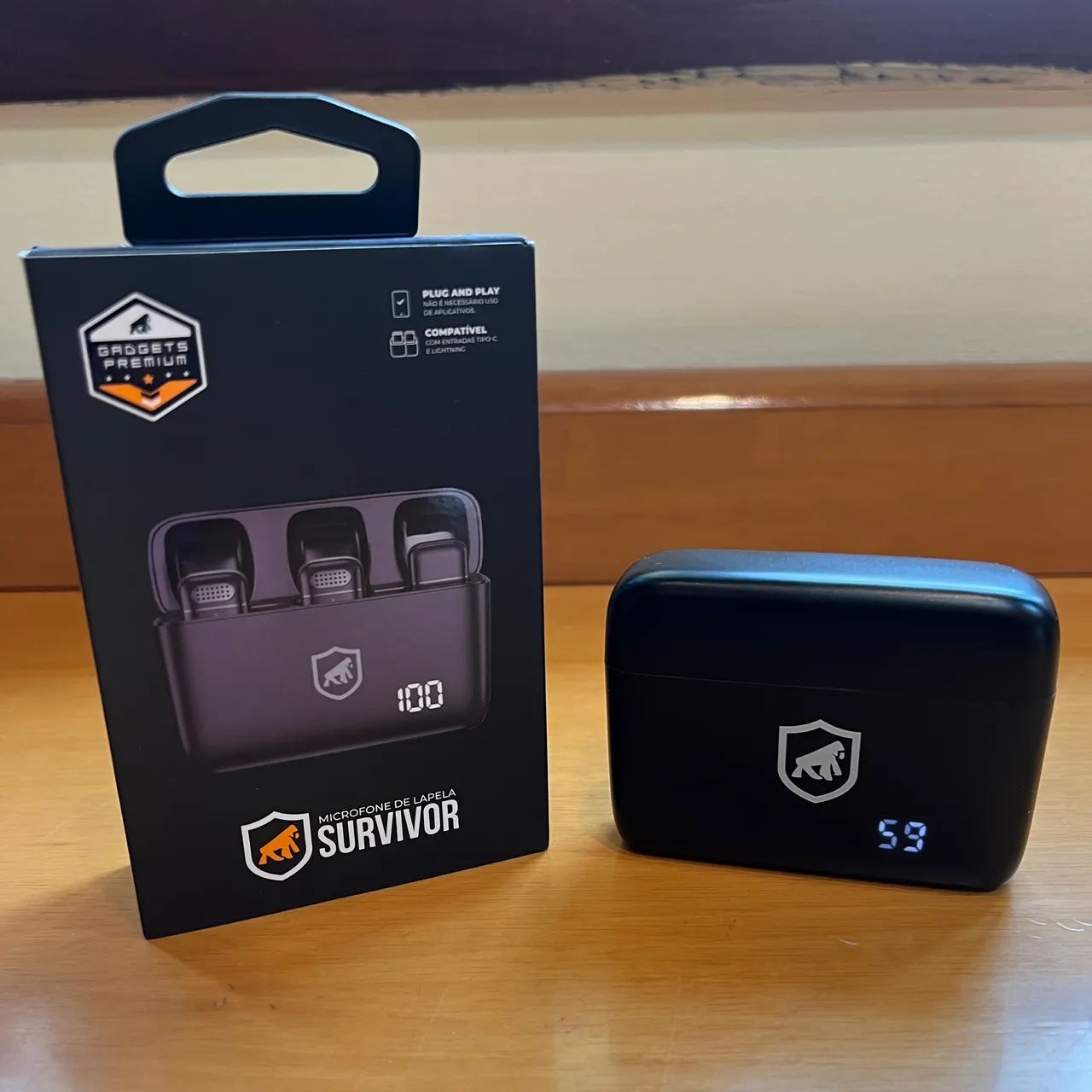 Microfone Lapela Gshield Survivor  - Foto 2