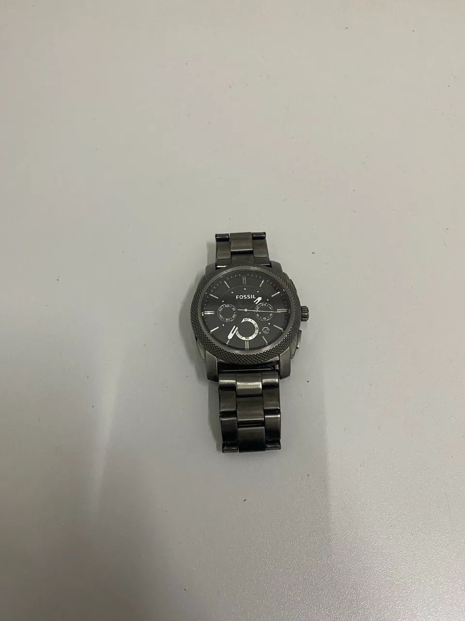 Relógio Fossil Aço Cinza fs4662 (Sem Bateria)