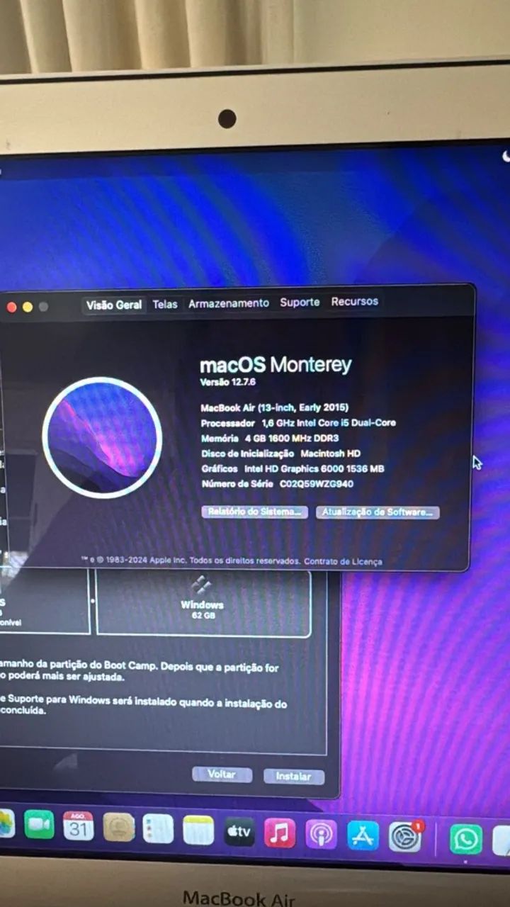 MacBook Air 13 Early 2015 - Notebooks - Asa Sul, Brasília
