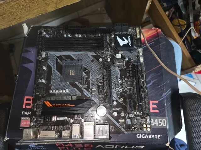 Placa-mãe Gigabyte B450 AORUS M - Foto 2