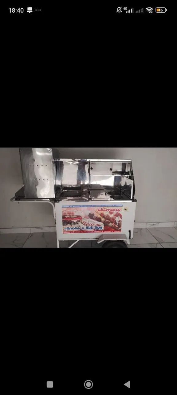 Carrinho de cachorro quente  - Foto 2