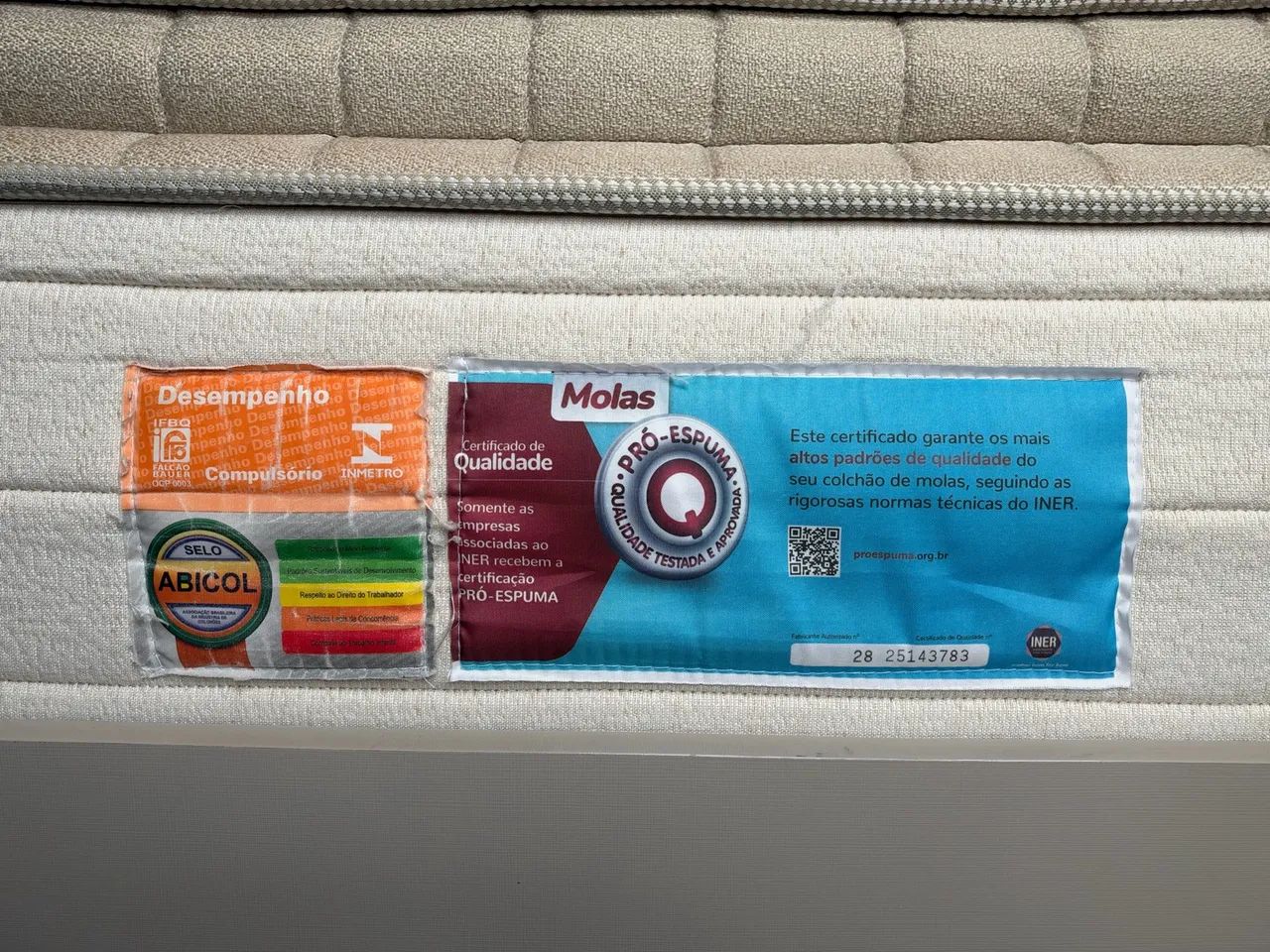 Colchão de casal com molas e pillow top  - Foto 4