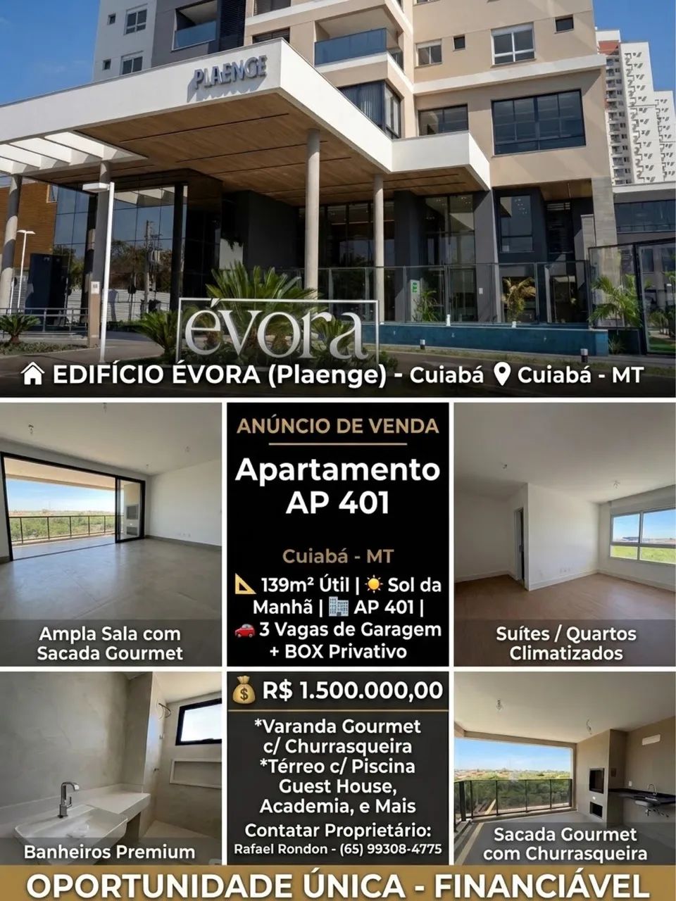 VENDO EDIFÍCIO EVORA PLAENGE  - Foto 4