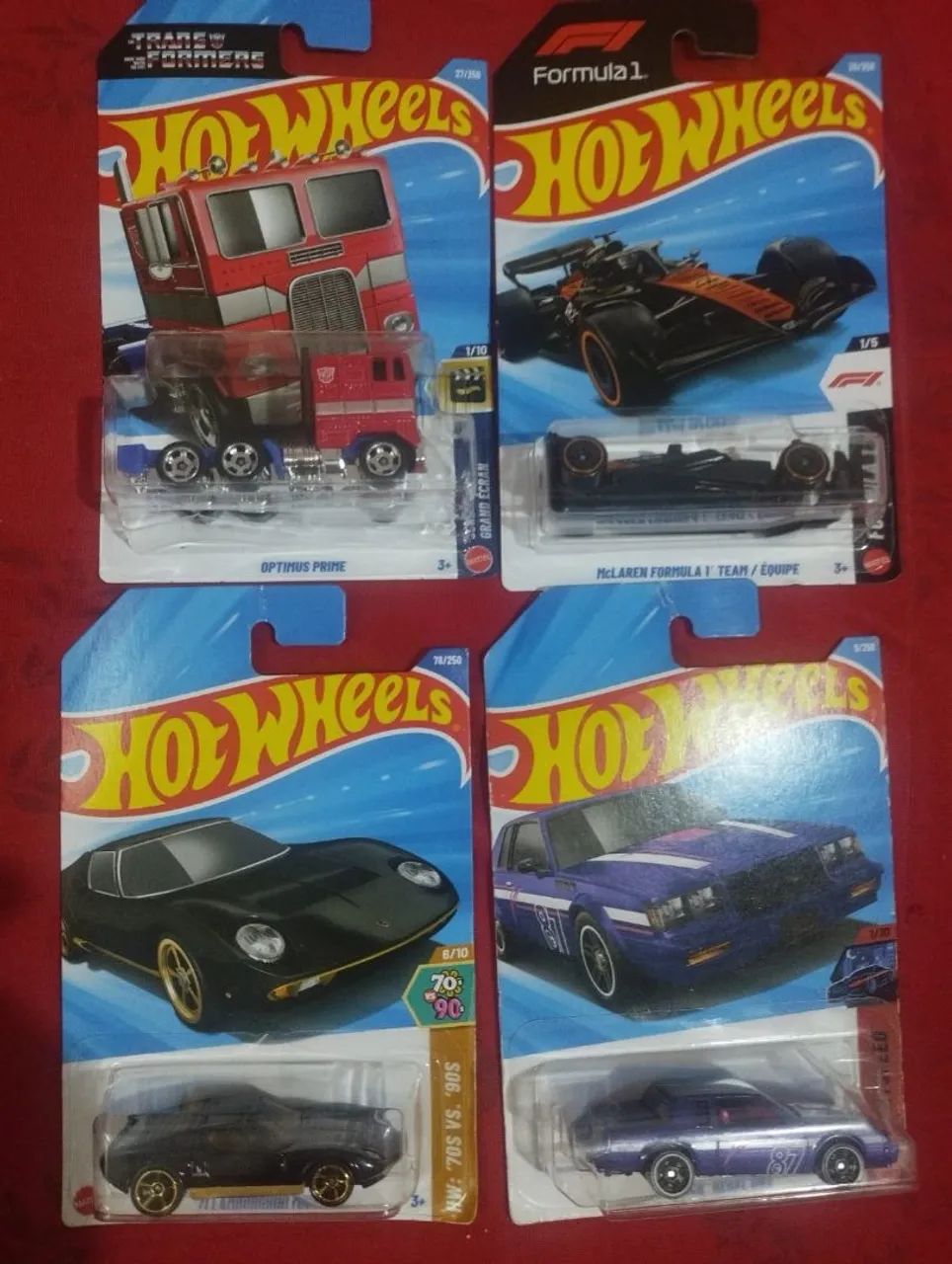 Lote de carrinhos da hotwheels