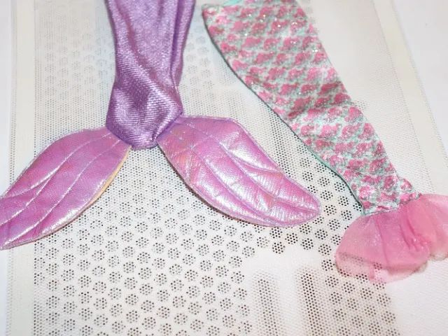 Roupa boneca Barbie caudas de sereia - Foto 3