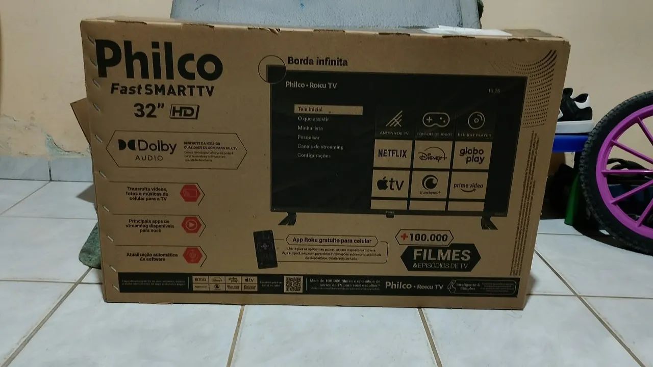 TV 32 POLEGADAS NOVA NA CAIXA  - Foto 3