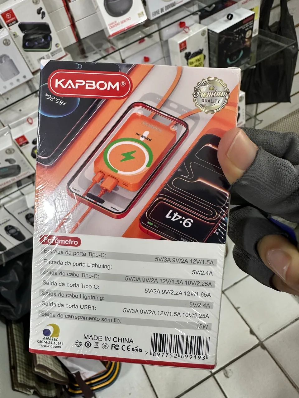 Carregador portátil indução  - Foto 2