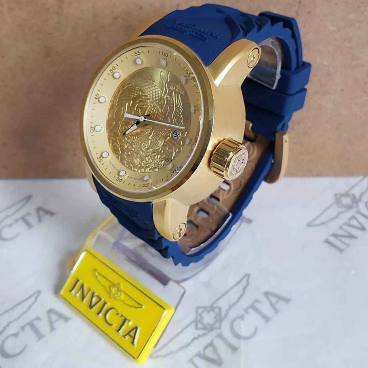 RELÓGIO INVICTA YAKUZA AZUL  - Foto 4
