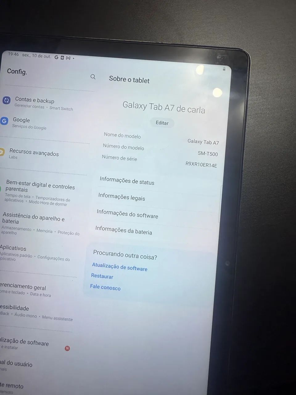 Tablet Samsung A7 - Foto 2