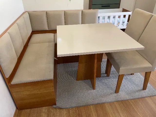 Canto alemão baú , com mesa. - Foto 4