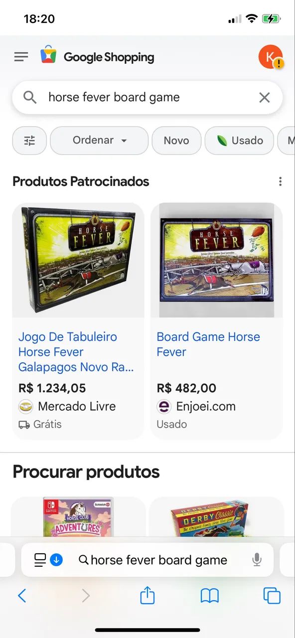 Horse ferver board game. - Foto 5