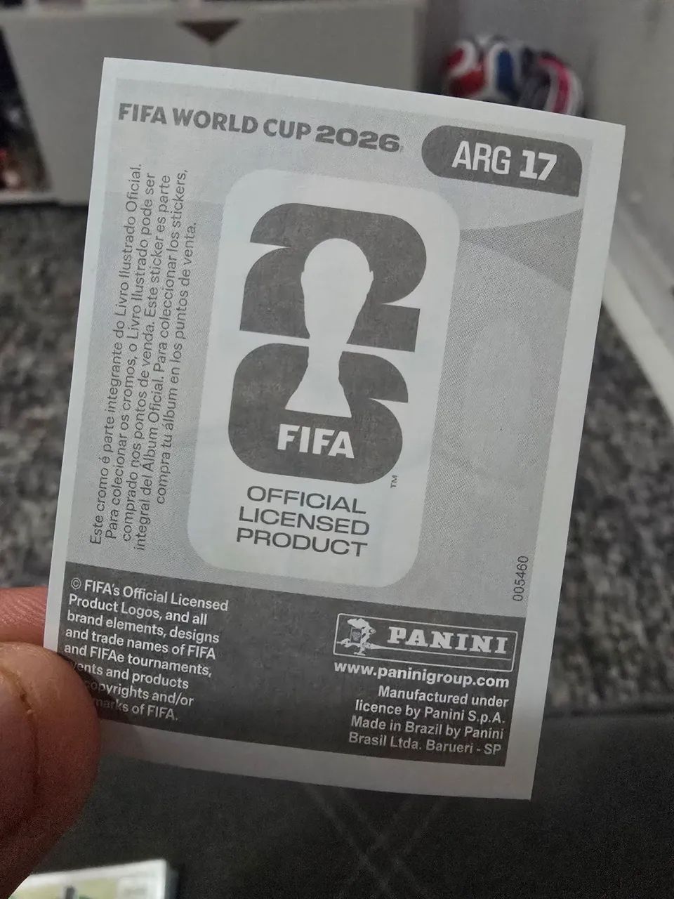 FIGURINHA MESSI ORIGINAL PANINI - Foto 2