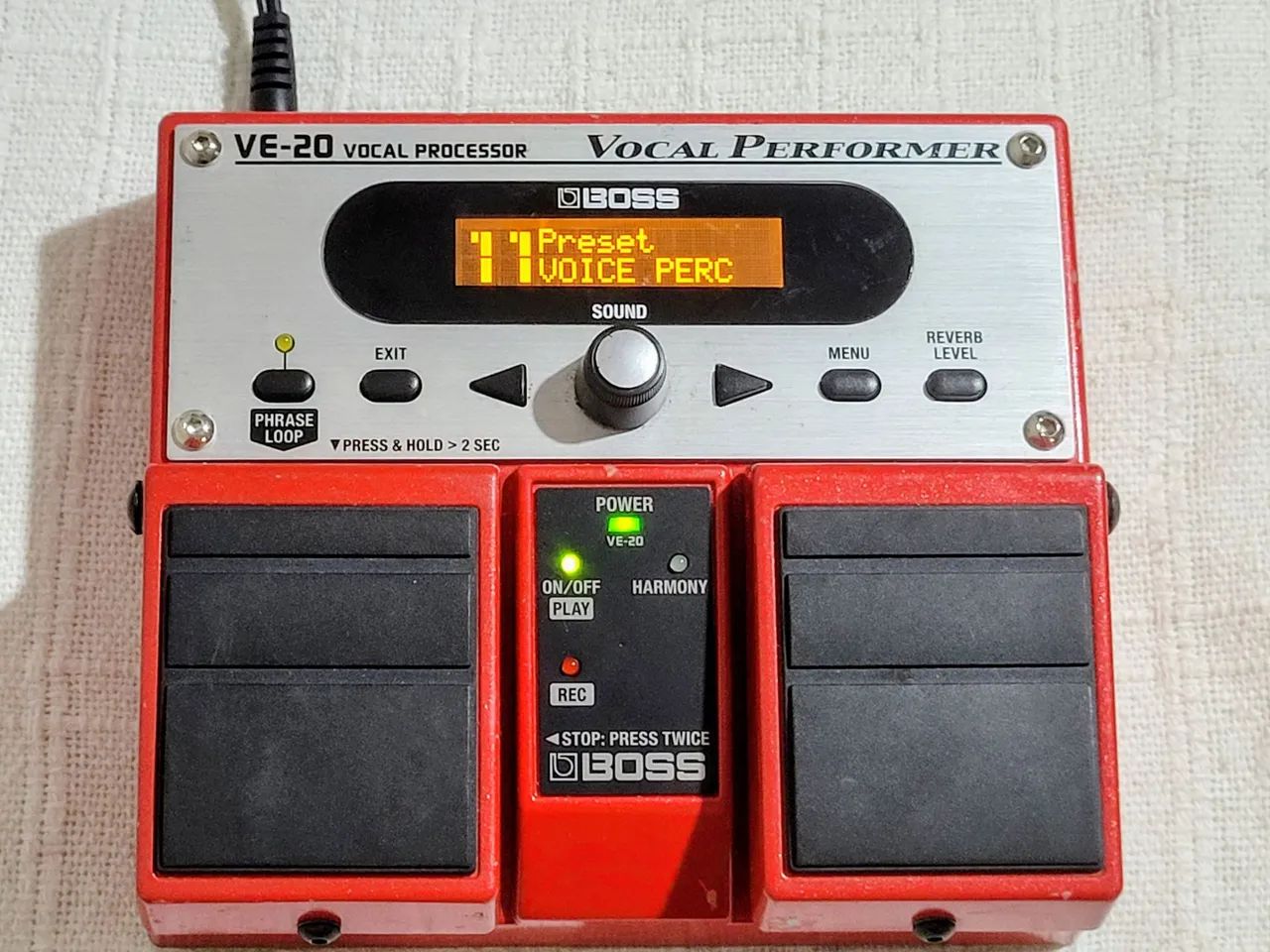 Vocal Processor VE 20 Boss Pedal de Voz - Multiplos Efeitos e Gravação  - Foto 2