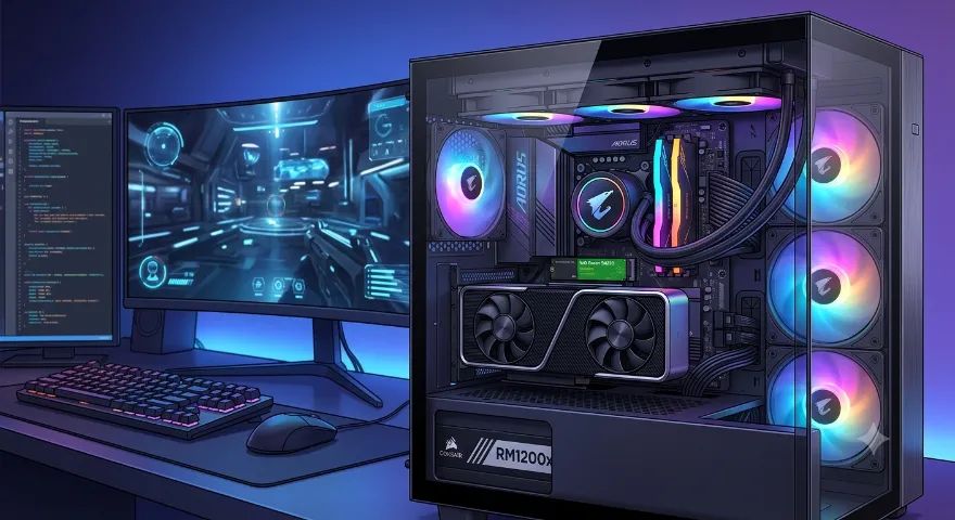 PC Gamer Usado (Imagem Ilustrativa)