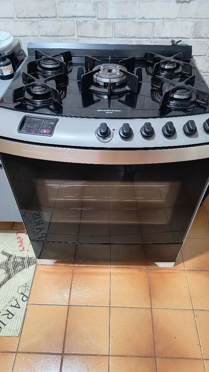 Fogão 5 bocas Brastemp ative