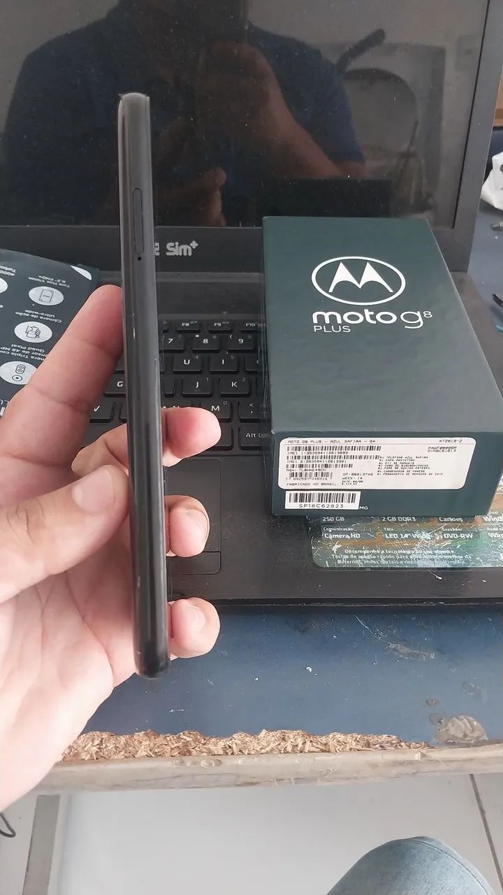 Celular Motorola Moto G 8 plus 64gb tela nova funcionando perfeitamente.  - Foto 5