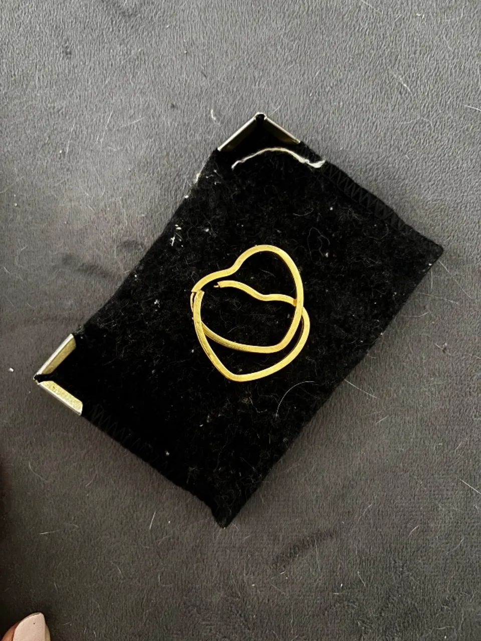 Brinco ouro argola 18k 
