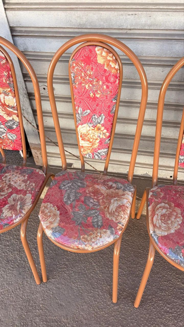 conjunto de cadeira de ferro - Foto 2